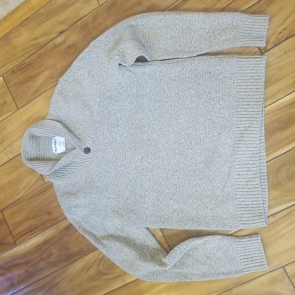 OLD NAVY Boys Gray Knit Sweater